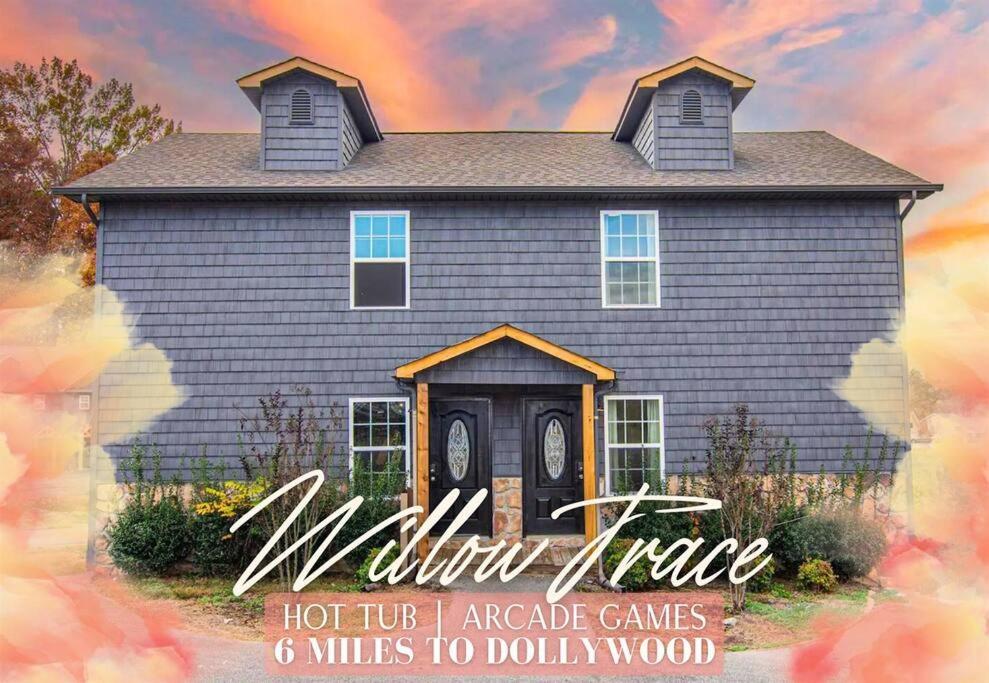 Willow Trace: Family Retreat, Hot Tub, Gaming! Pigeon Forge Dış mekan fotoğraf