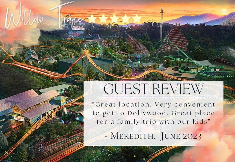 Willow Trace: Family Retreat, Hot Tub, Gaming! Pigeon Forge Dış mekan fotoğraf
